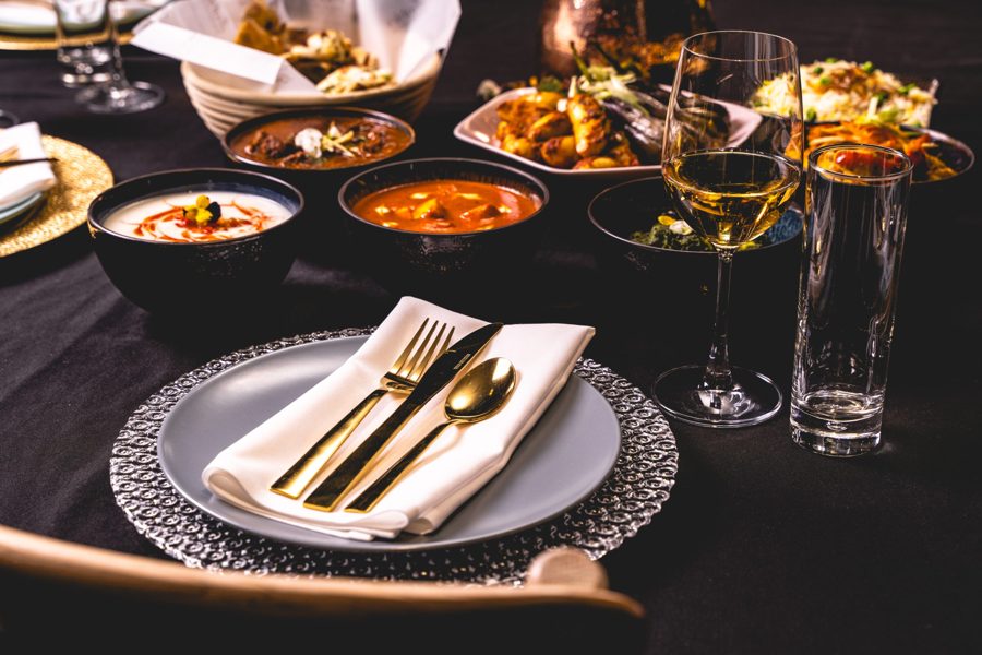 Elegant gala table setting